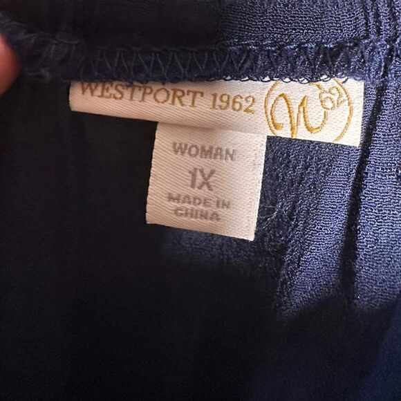 Westport 1962 blue lightweight shirt women’s size 1x - Picture 10 of 12